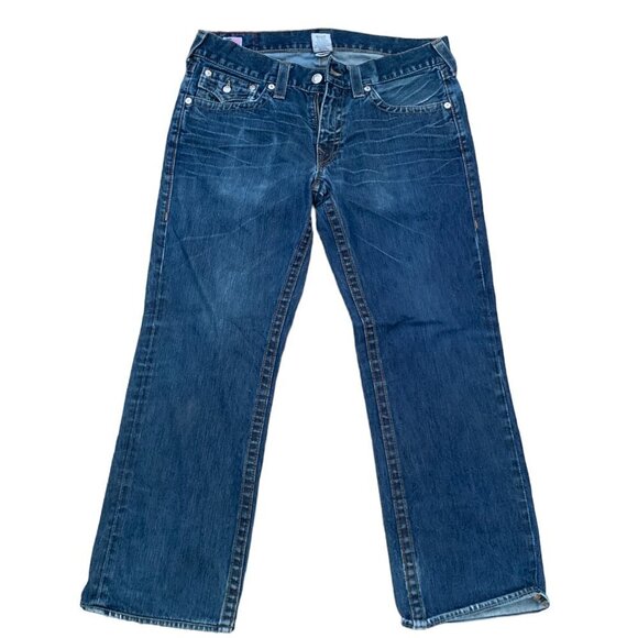 Vintage True Religion Jeans Size 34 RICKY Blue - Picture 4 of 7